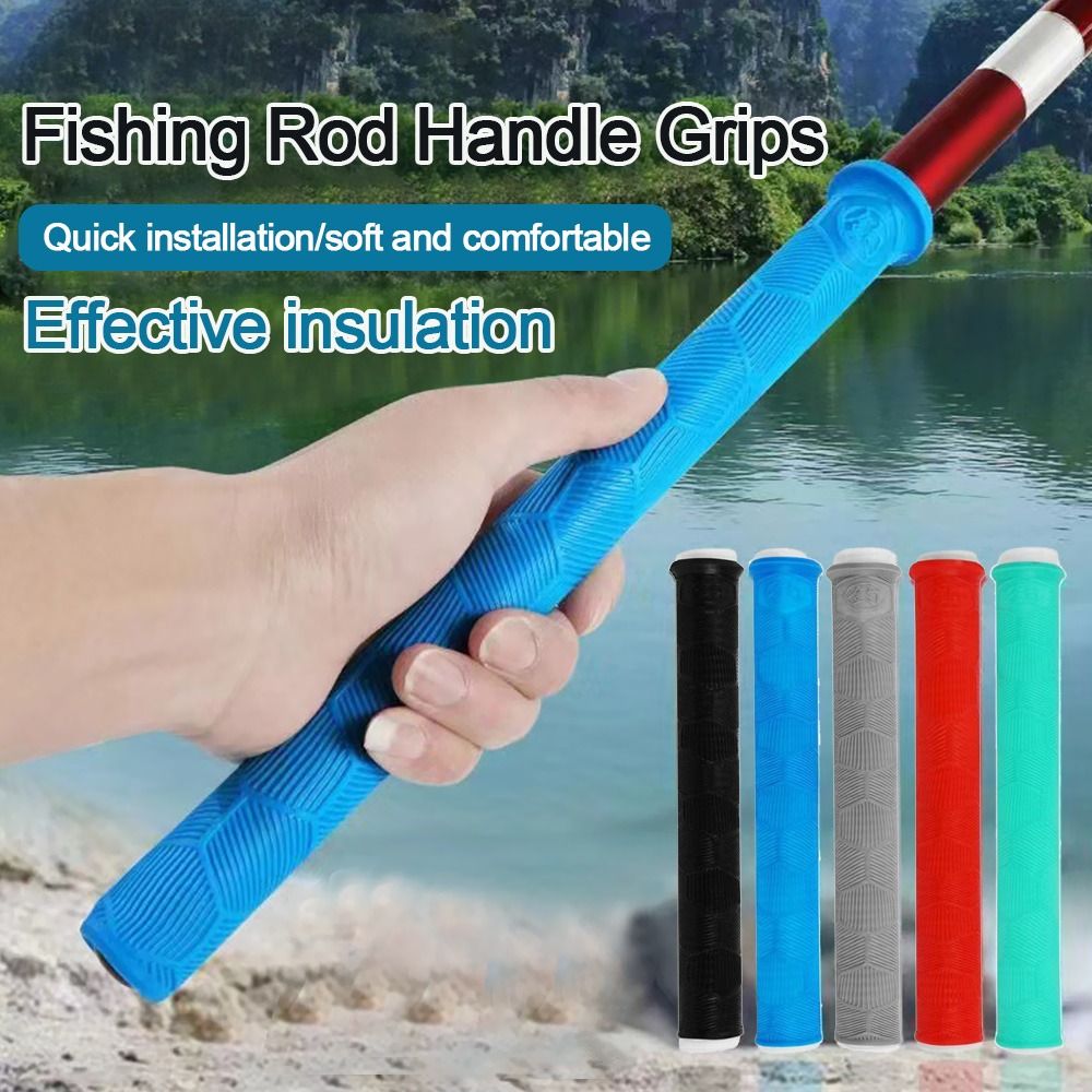 Fishing Rod Case - 실리콘 낚싯대 손잡이 랩 논슬립 범용