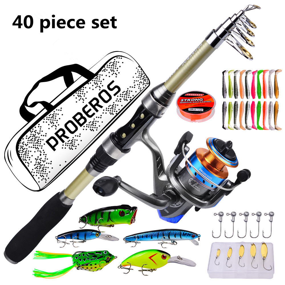 새로운 바다낚싯대 40개 세트, 원거리 낚싯대, 소프트 - Fishing Rod Fly 리뷰 및 가격