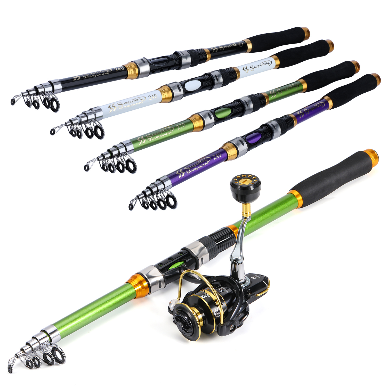 소우가이알링(Sougayialng) 스피닝 낚싯대 및  - Fishing Rod Combo 리뷰 및 가격