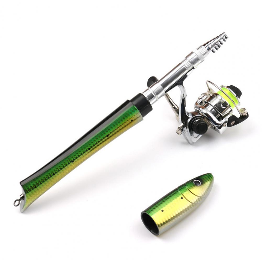 낚시대 텔레스코픽 막대 휴대용 미니 물고기 모양 텔레스 - Fishing Rod Spinning 리뷰 및 가격