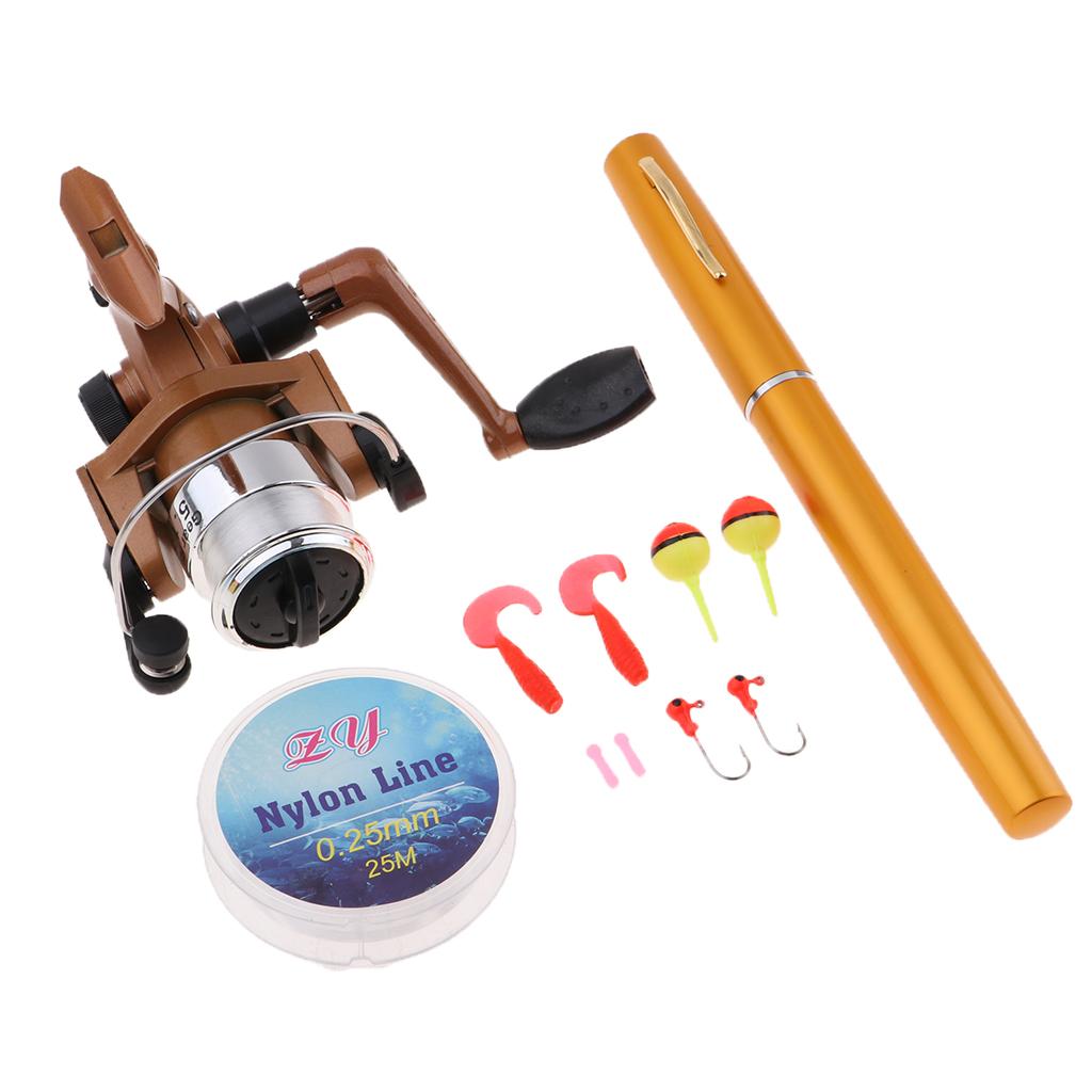 미니 휴대용 포켓 낚싯대 텔레스코픽 폴 스피닝 릴 라인 - Fishing Rod Combo 리뷰 및 가격
