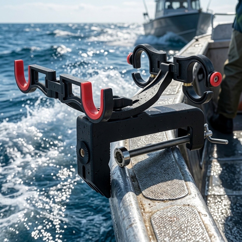 헤비듀티 더블헤드 보트 낚싯대 홀더 – 녹 방지 및 안 - Fishing Rod Boat 리뷰 및 가격