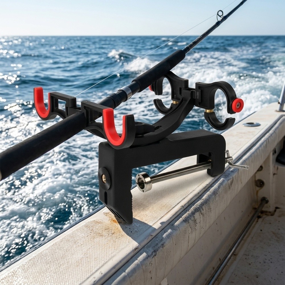 헤비듀티 더블헤드 보트 낚싯대 홀더 – 녹 방지 및 안 - Fishing Rod Boat 리뷰 및 가격